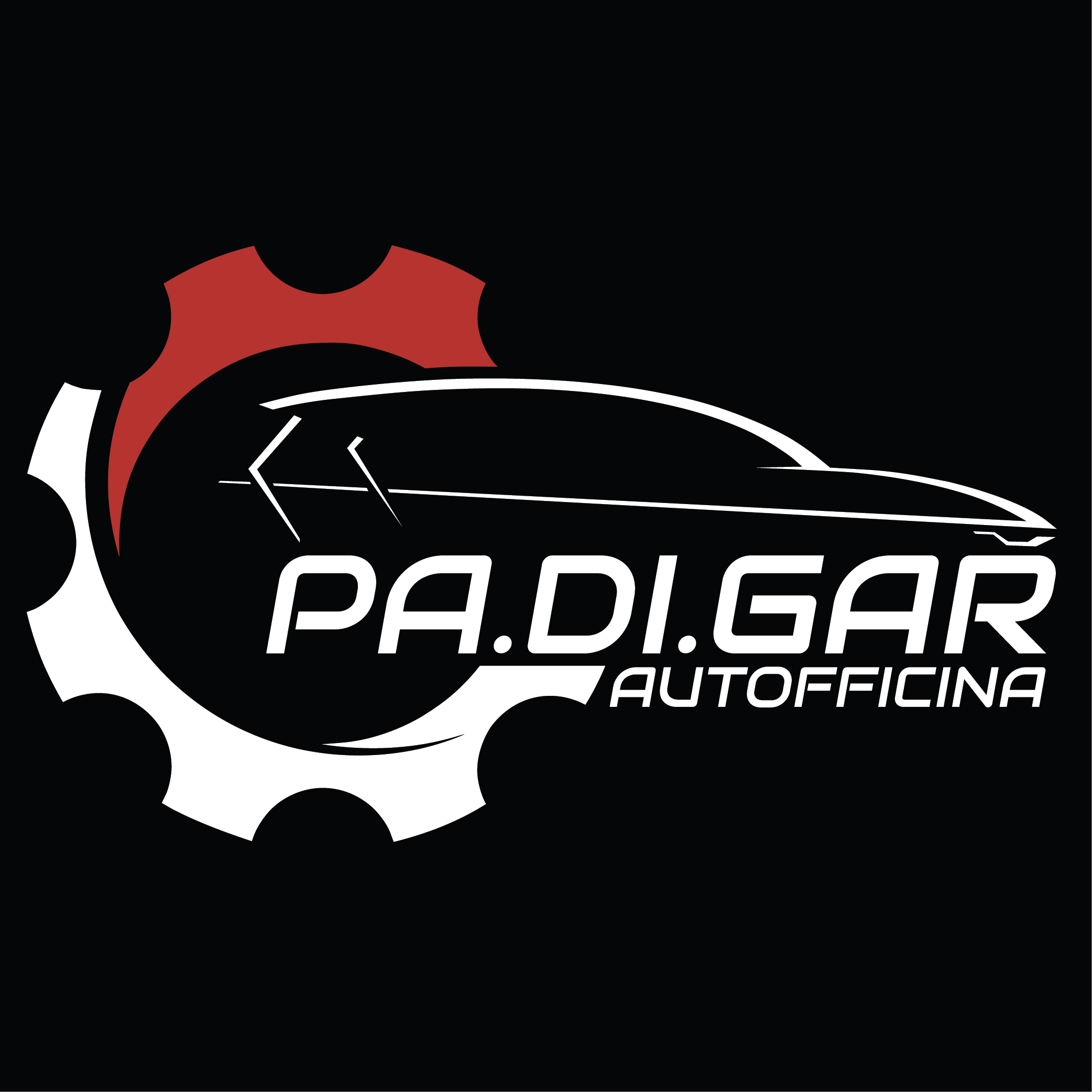 Padigar's white logo